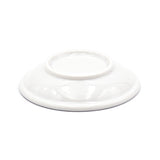 3.75" Ceramic Plate, White, Blue — Flatfish Design