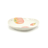 4-3/4" Round Porcelain Plate, Peach