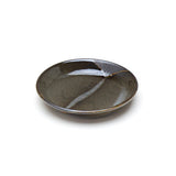 4-3/4" Round Plate, Black, Gray