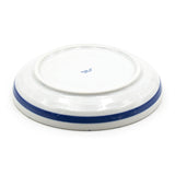 8" Round Ceramic Plate, Blue — Arabesque Design