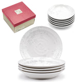 Ceramic 10-Piece Plate Set, White — Sakura Design