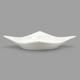 5.35" Square Ceramic Plate, White — Sakura Design