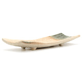 12.75" x 4" Ceramic Plate, Brown