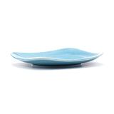 5" Square Ceramic Plate, Blue