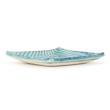 4.75" Square Ceramic Plate, Emerald, Blue — Aangelfish Design