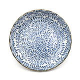 6.5" Round Ceramic Plate, Blue