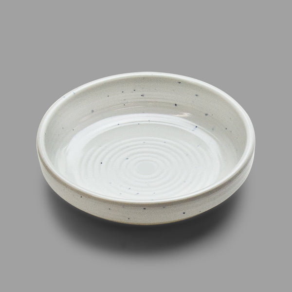 5.31" Round Melamine Coupe, White