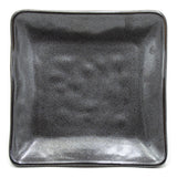 7" Square Ceramic Plate, Gray
