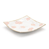 9" Square Plate, Ivory