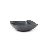 5″ Black Ceramic Tilted Square Deep Dish