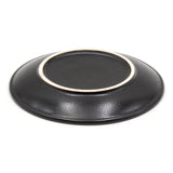 6" Ceramic Plate, Black