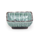 2.85" Square Ceramic Sauce Dish, Green