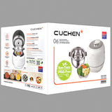 Cuchen IH Dual-Pressure Rice Cooker 6 Cup | Full Stainless Inner Pot, PFAS-Free