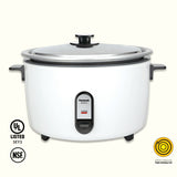 PA ELEC. RICE COOKER 40 CUP UL NSF (sil)