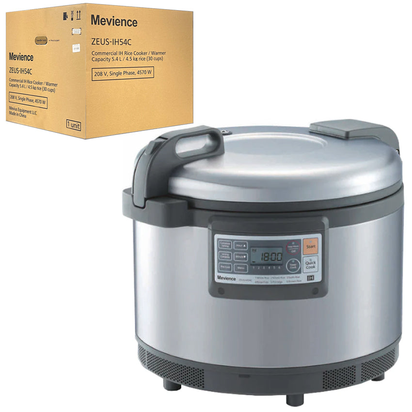Mevience Commercial Grade IH Commercial Rice Cooker/Warmer 30-Cup / 208V, 60Hz