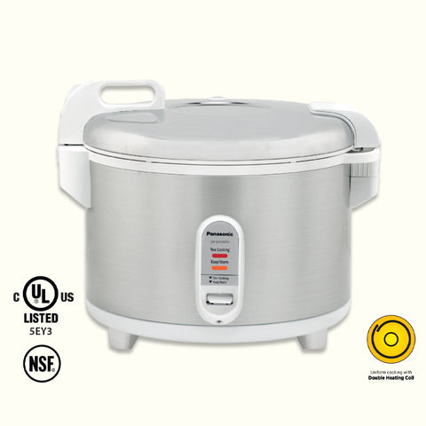 PA ELEC. RICE COOKER 20 CUP W/5H Warm c-UL-us NSF (sil)