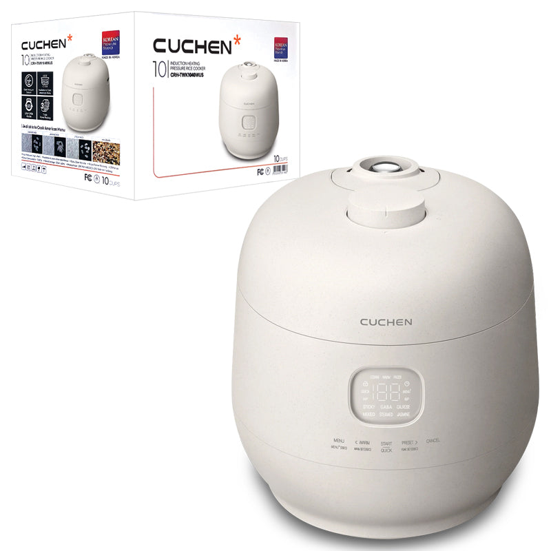 Cuchen Brain IH Dual Pressure Rice Cooker, Dyking Coated Inner Pot, 10 Cup