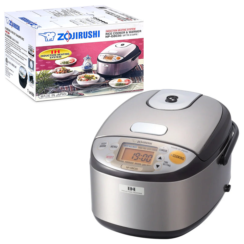 ZO IH RICE COOKER S/S 3CUP NP-GBC05-XT