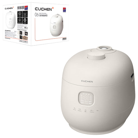 Cuchen IH Dual Pressure Full Stainless Rice Cooker 6 Cup