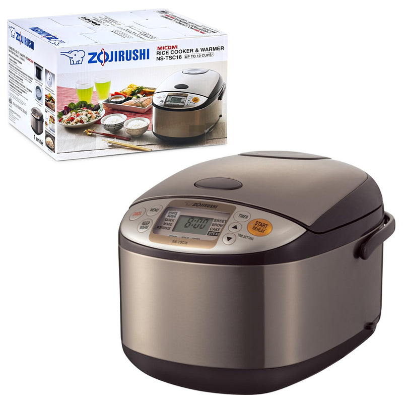 ZO RICE COOKER S/S MICOM 10CUP