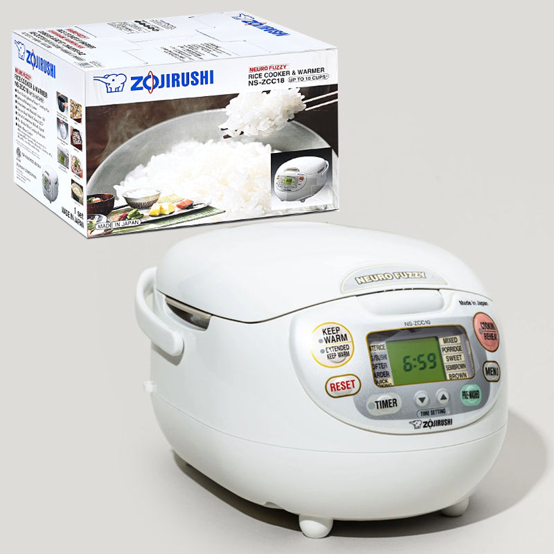 Zojirushi Rice Cooker Neuro Fuzzy Micom 10 Cup, Made in Japan