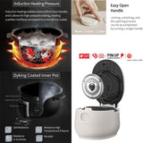 Cuchen Brain IH Dual Pressure Rice Cooker, Dyking Coated Inner Pot, 10 Cup