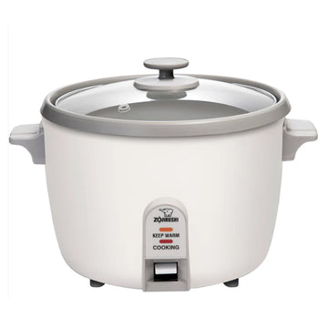 Zojirushi Rice Cooker/Steamer 10 Cup, Simple Switch - White