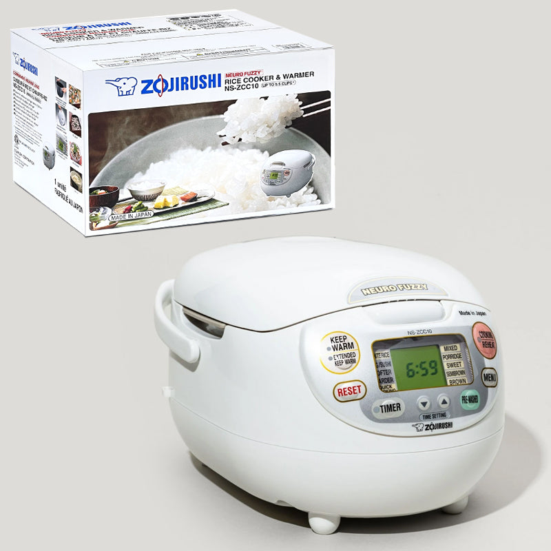 Zojirushi Rice Cooker Neuro Fuzzy Micom 5.5 Cup, Made in Japan