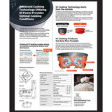 Mevience Commercial Grade IH Commercial Rice Cooker/Warmer 30-Cup / 208V, 60Hz