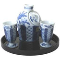 Sake Set Piece 3-Piece 1:2 (bl)