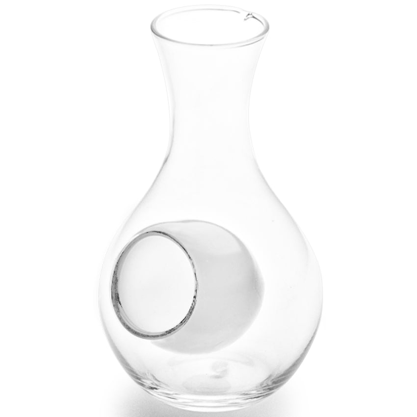 Glass Sake Bottle - 6.75H / 17cm