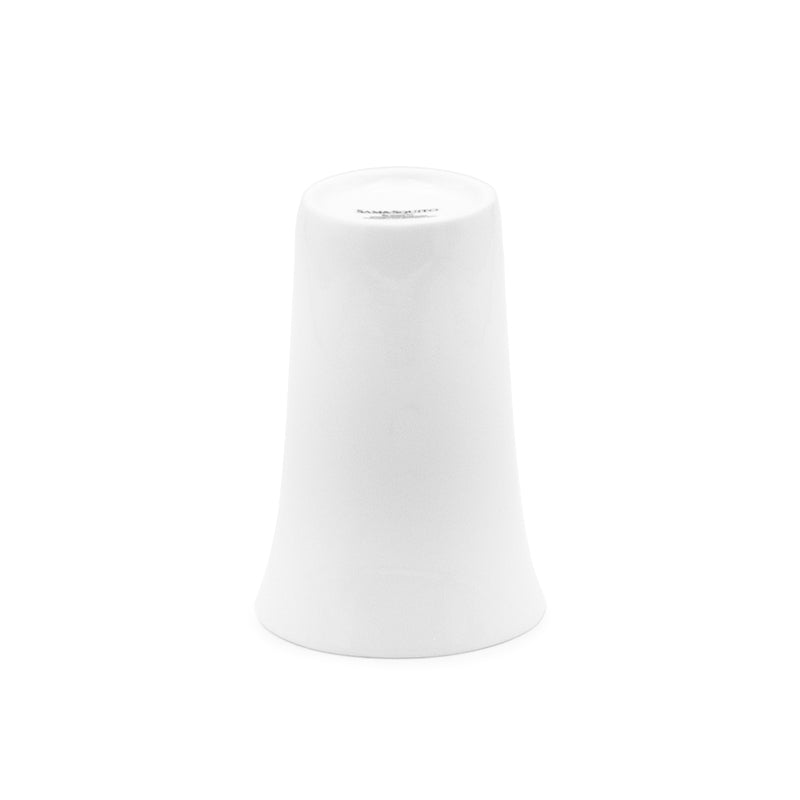 Inverted view of the C318-01 cup showing its curved body and base