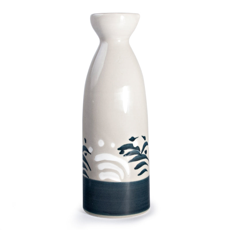 Sake Bottle 7"H 9oz (wt/bu)