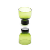 Cold Sake Glass Set 1:2 - Green