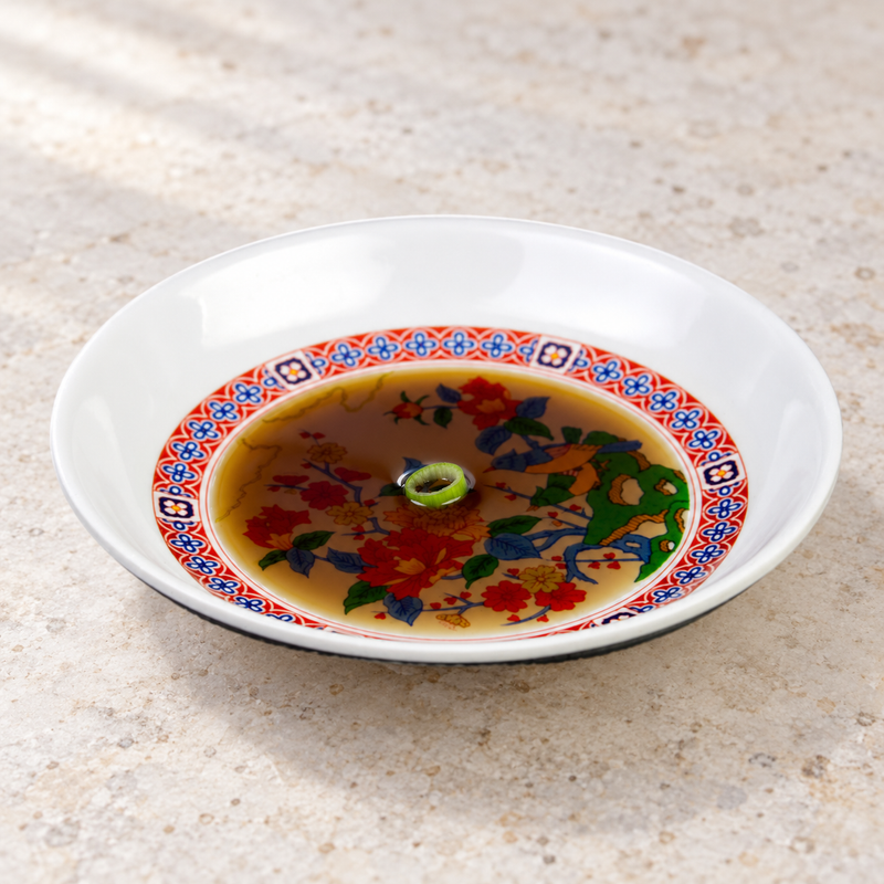 102.8TP Peacock melamine sauce dish with soy sauce