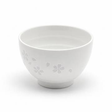 Ceramic 10-Piece Plate & Bowl Set, White — Sakura Design, Alternate view