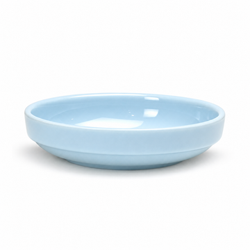 4-1/2" Melamine Round Flat Bowl, Blue Jade, Alternate view