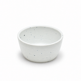 3.88″ White Melamine Rice Bowl — Made in Korea, Angled empty product product view