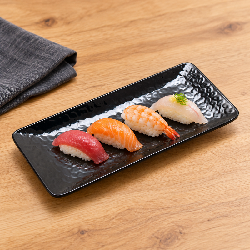 24110BK A small row of sushi