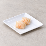 Melamine Square Flare Plate 4-1/2", White. Serving suggestion.