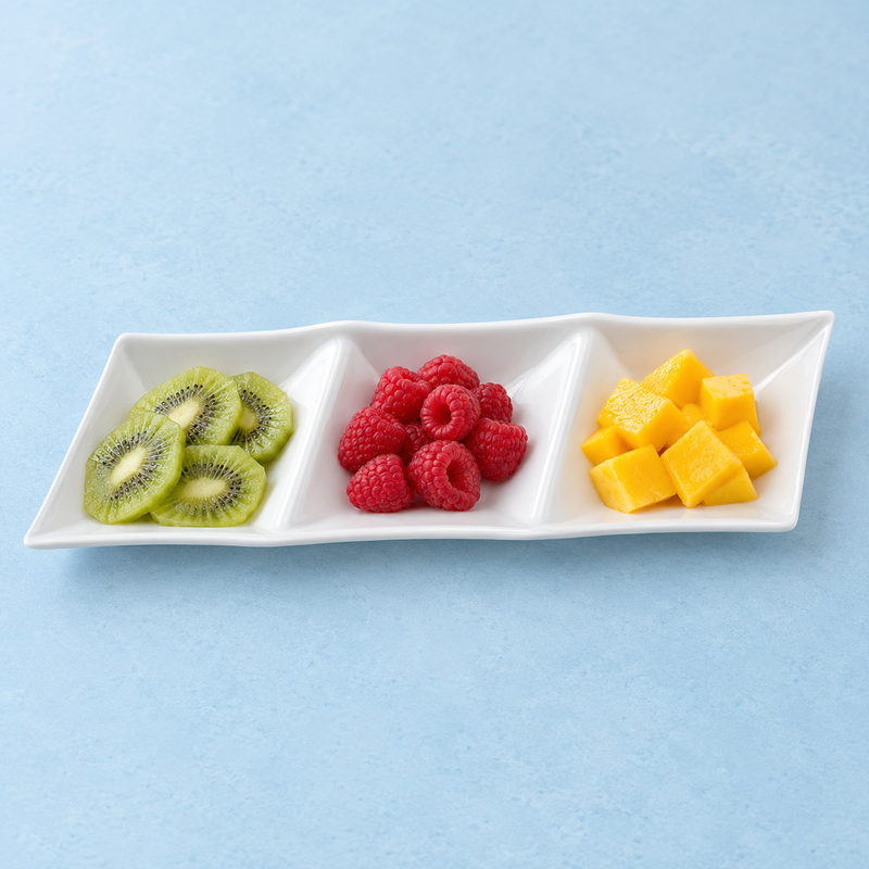 YG-7143SW white melamine separate a fresh-fruit selection