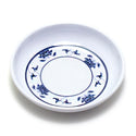 Melamine Round Sauce Dish 3-1/4", Blue Lotus. Angled product view.