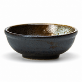 Round Porcelain Sauce Bowl 3-1/2", Black/Brown, Alternate view