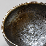 Round Porcelain Sauce Bowl 3-1/2", Black/Brown, Detail view