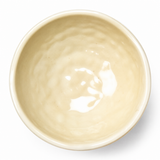 3-1/4" Melamine Round Sauce Bowl, Gold Orchid, Top view