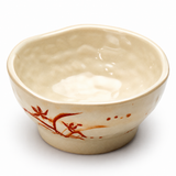 4-1/4" Melamine Round Wave Rice Bowl, Gold Orchid, Alternate view