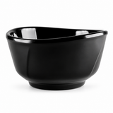 4-1/2" Melamine Wave Rim Rice Bowl 11oz, Black, Wave-rim black rice bowl product view