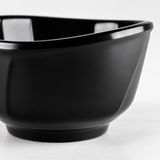 5-5/8" Melamine Round Bowl, Black, Detail view