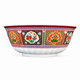 8" Melamine Swirl Bowl 45oz, Peacock, Product view