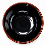 Melamine Donburi Bowl 6-3/4", Tenmoku, Overhead view